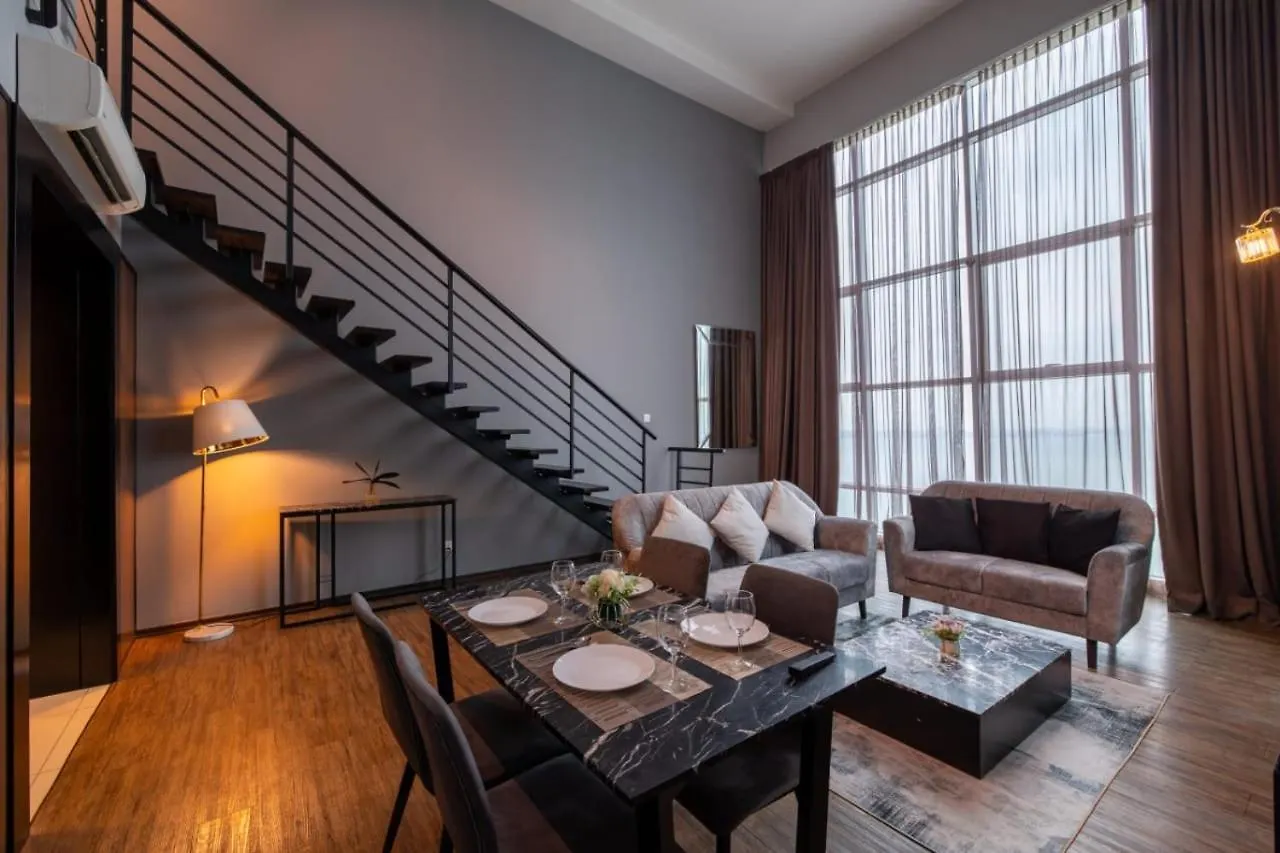 Loft Pano Seaview Suite 2 Bedroom By The Only Bnb Jelutong Apartment